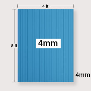 Coxwell Multi-Wall 4mm Panel Clear Polycarbonate Plastic Roof Panel
