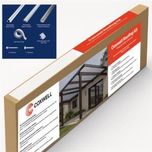 Coxwell Roofing Kit – 10mm Multicell Standing Seam Roof | Bronze | 288 sq. ft Coverage Modular Roofing. Made Simple. Designed to Shine.